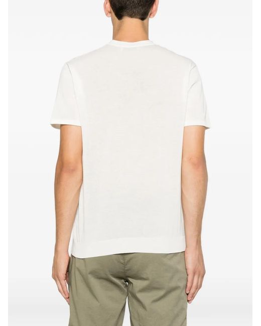 VELA SHOP White T-Shirt À Poche Poitrine for men