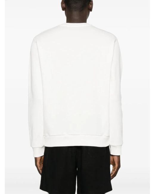 A.P.C. White Timothy Cotton Sweatshirt for men