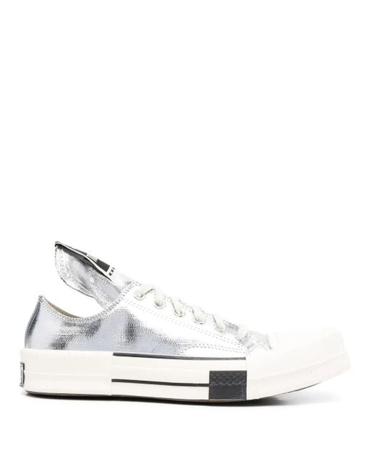 Converse White X Rick Owens Drkshdw Turbodrk Chuck 70 Sneakers