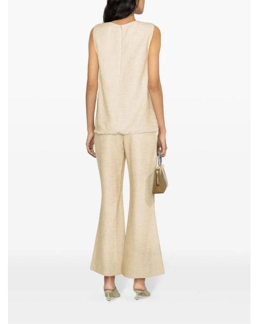 By Malene Birger Debbia フリンジ タンクトップ Natural