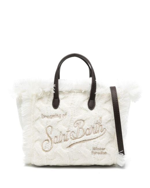 Mc2 Saint Barth Natural Mini Vanity Tote Bag