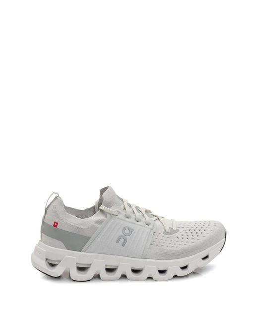 On Shoes White Cloudswift 4 Running Sneakers for men