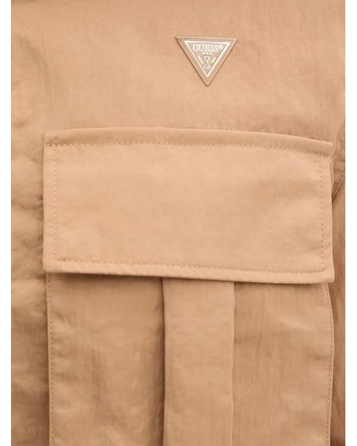 Guess Natural Zip-Up Bomber Jacket