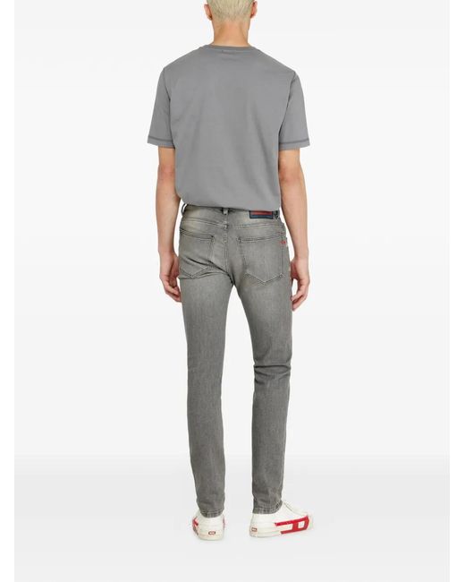 DIESEL Gray 2019 D-Strukt Slim-Fit Jeans for men