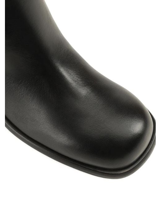 Sergio Rossi Black Avenue Block-Heel Boots