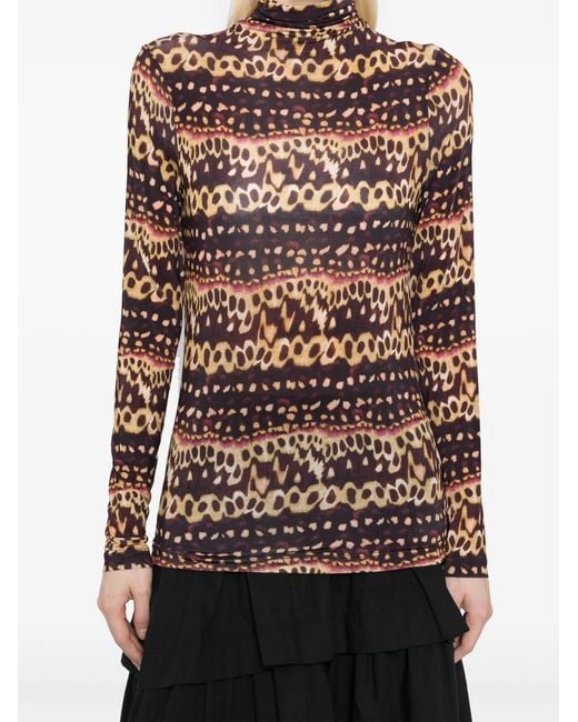 Ulla Johnson Brown Aurelia Top