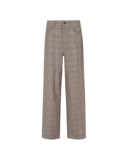 Department 5 Gray Prince Of Wales Check Trousers