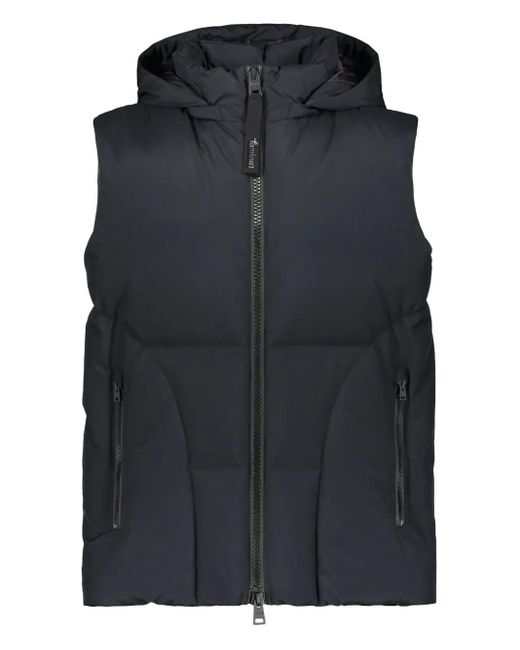 Herno Bodywarmer Met Capuchon En Rits in het Black voor heren