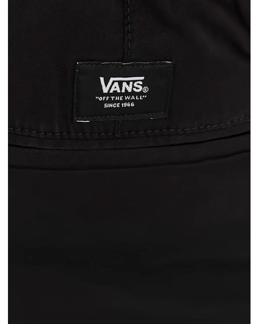 Vans Black Logo-Patch Trousers for men