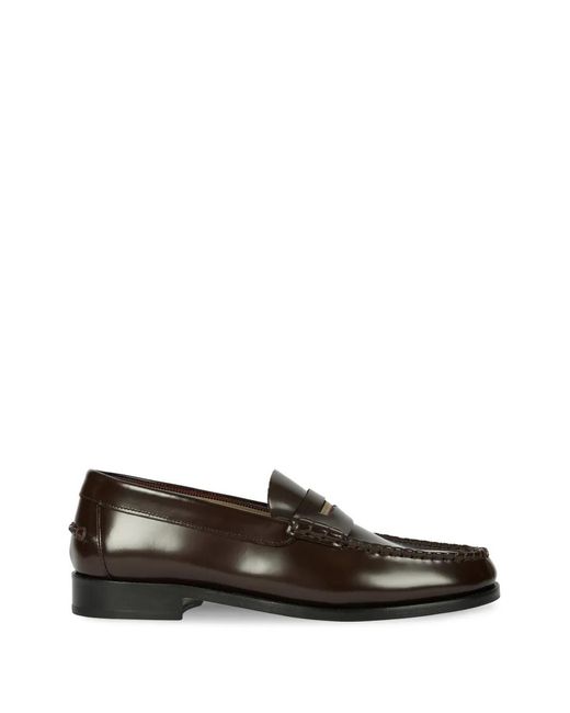 Paul Smith White Lido Stripe Penny Loafers for men