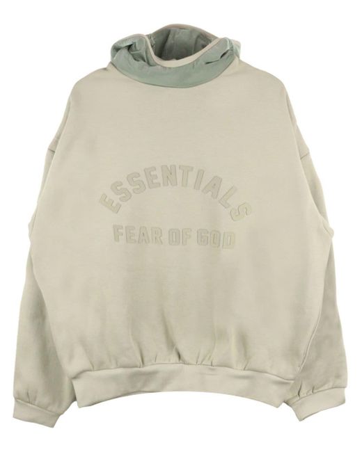 Fear Of God Natural Logo-print Cotton-blend Hoodie for men