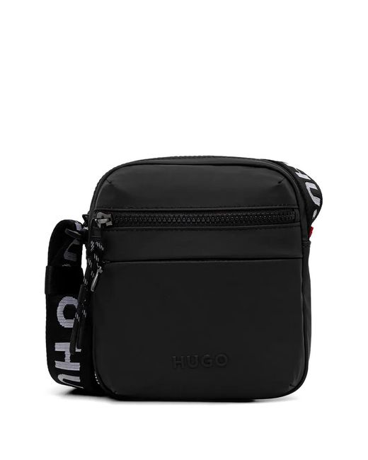 Marsupio Con Logo di HUGO in Black da Uomo