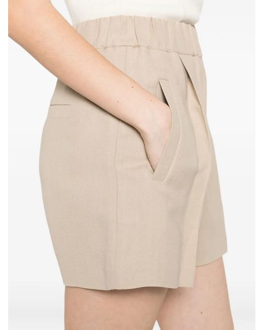 Brunello Cucinelli Natural Pocket Shorts