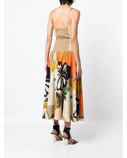 Bambah Multicolor Amazonia Mix-Print Sleeveless Dress