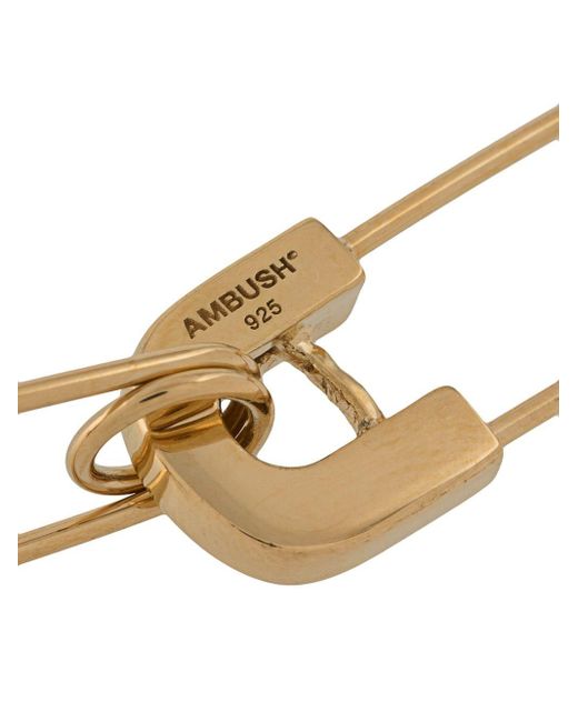 Ambush Safety Pin Bracelet in Gold (Metallic) Lyst