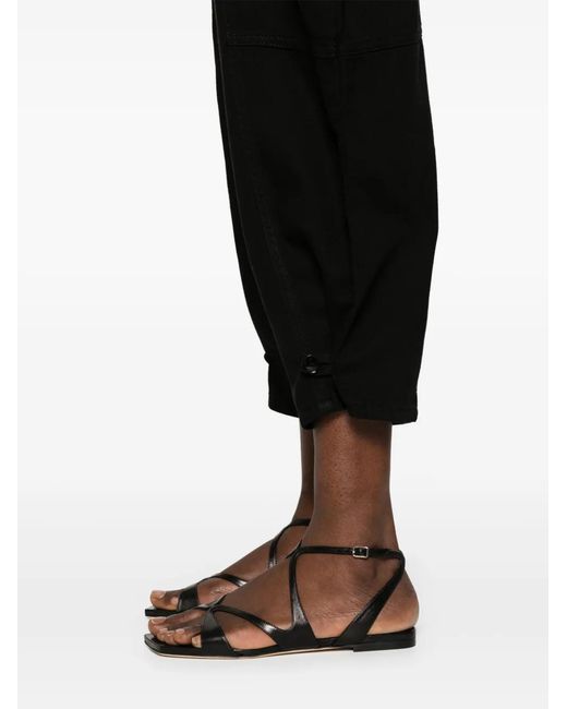Patrizia Pepe Black Tapered Jeans