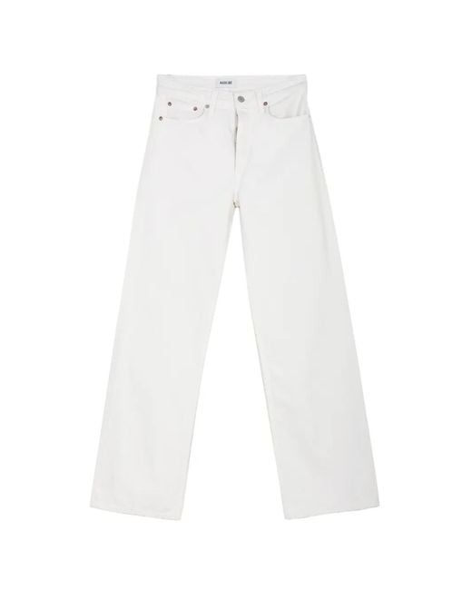 Agolde White Arc Jeans