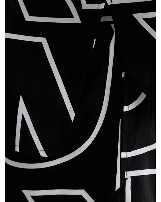 DKNY Black Logo-Print Pajamas