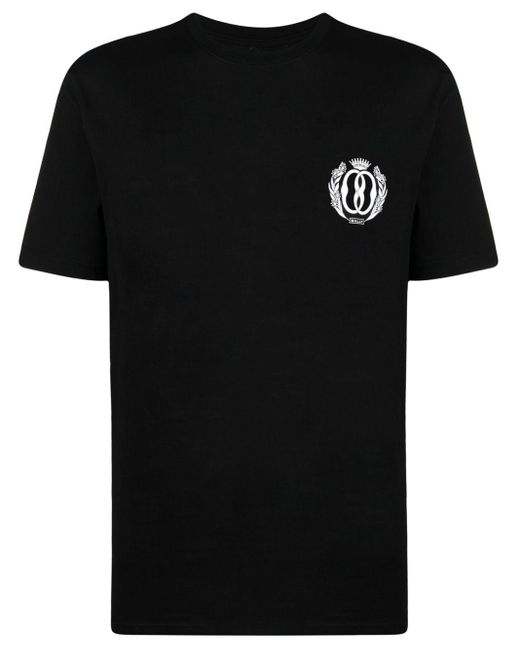 Bally T-Shirt aus Bio-Baumwolle mit Logo-Print in Black für Herren