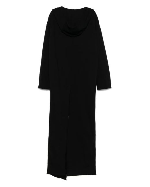 Rick Owens Black Dragging Coat for men