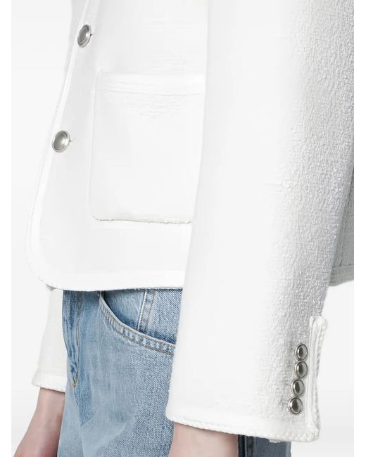 DUNST White Button Jacket