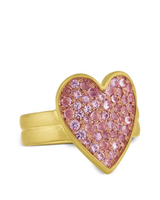 LEIGH MAXWELL Pink Ring Mit Saphir