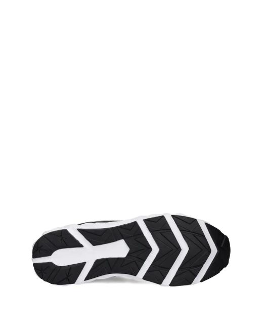 EA7 Black Ultimate C2 Kombat Mesh-Panel Sneakers for men
