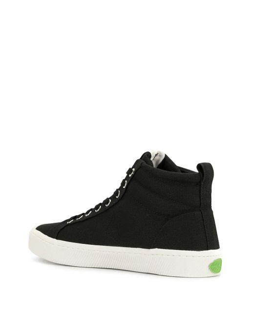CARIUMA Black Oca Canvas High-Top Sneakers for men