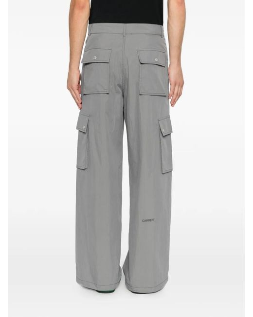 Carrera Gray Vera Logo-Print Cargo Pants for men
