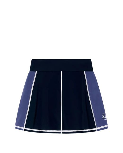 EA7 Rok Met Logoprint in het Blue