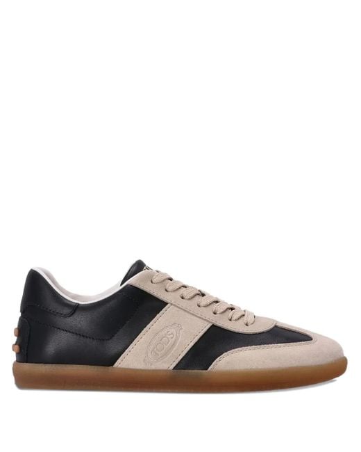 Tod's Black Tabs Panelled Sneakers