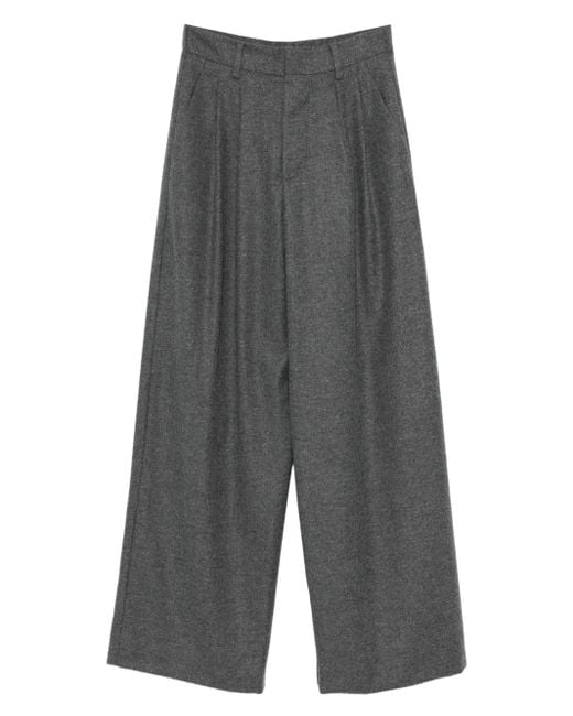 Susanne Bommer Geplooide Broek in het Gray