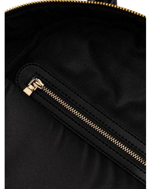 Love Moschino Black Logo-Lettering Backpack