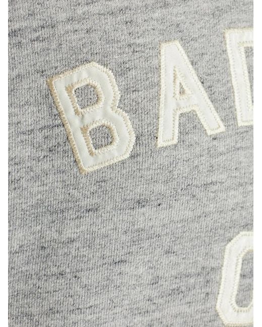 DSquared² Gray Short & Wide Fit Hoodie for men