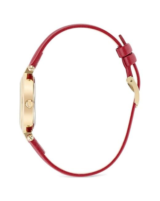 Furla Red Leather Strap 32Mm