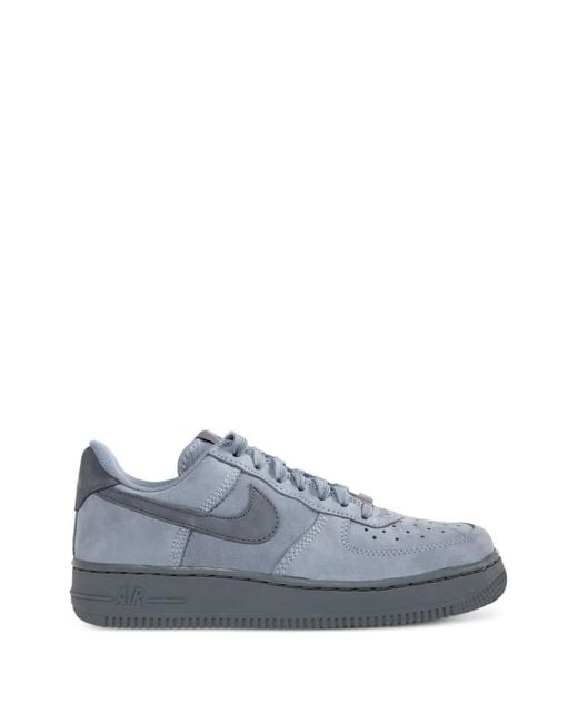 Nike Blue Air Force 1 Lace-Up Sneakers for men