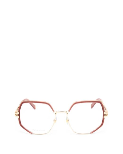 Marc Jacobs Natural Geometric-Frame Glasses