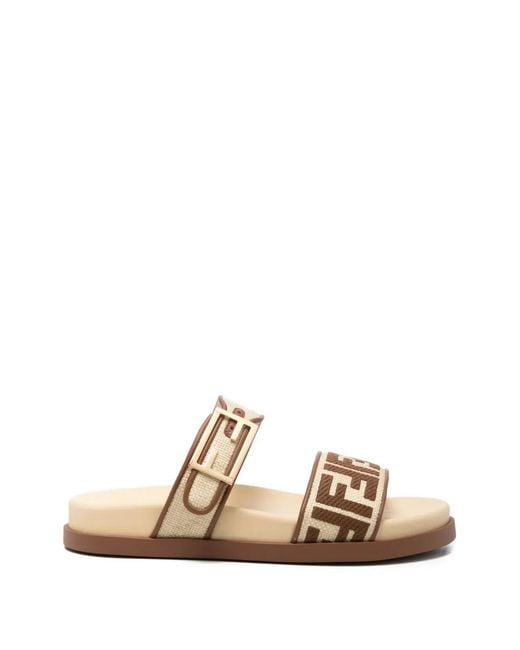 Fendi Natural Neutrals Shoes