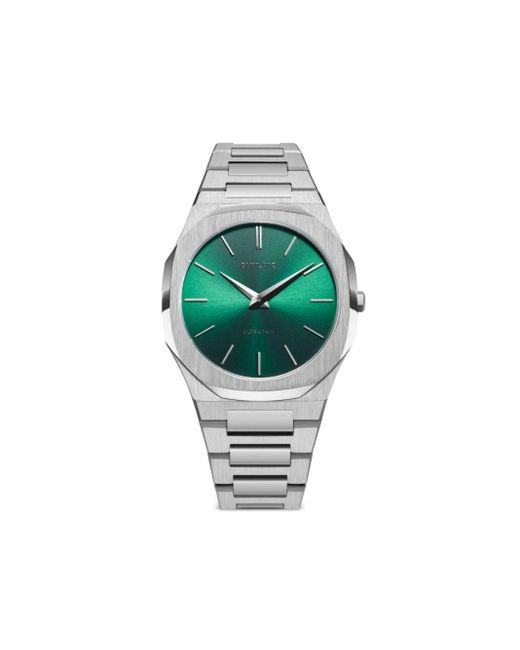 D1 Milano Ultra Thin Horloge in het Green voor heren