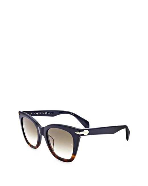 Rag & Bone Black Cat-Eye Sunglasses