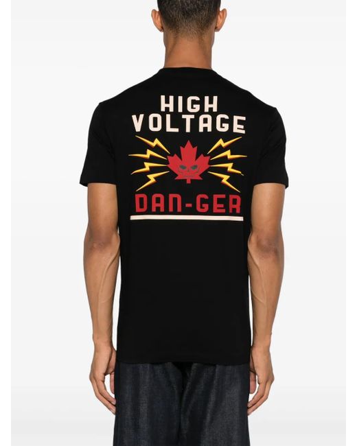 Camiseta Cool DSquared² de hombre de color Black