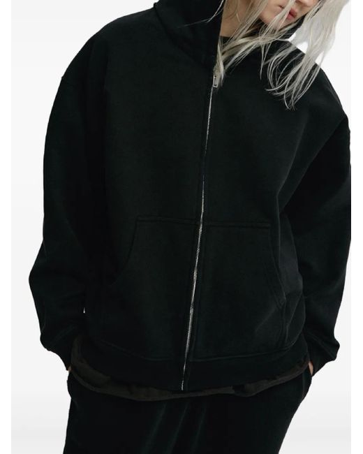 Mainless Black Zip-Up Hoodie