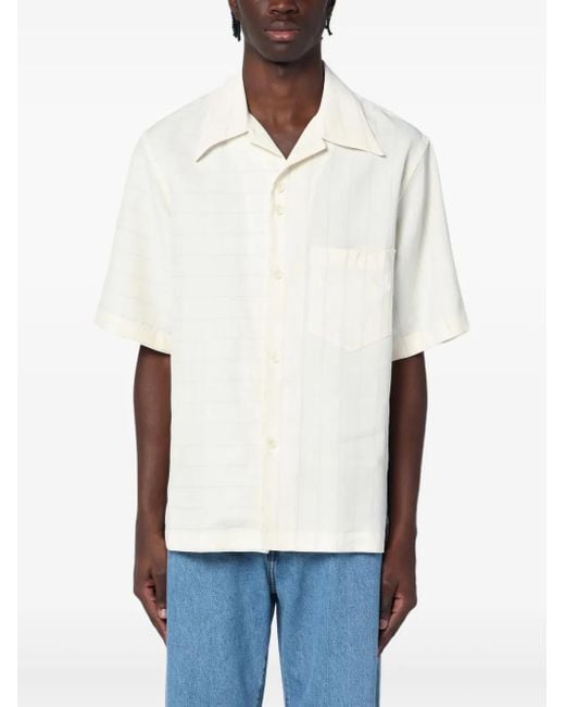 Wales Bonner White Short Sleeve Shirt for men