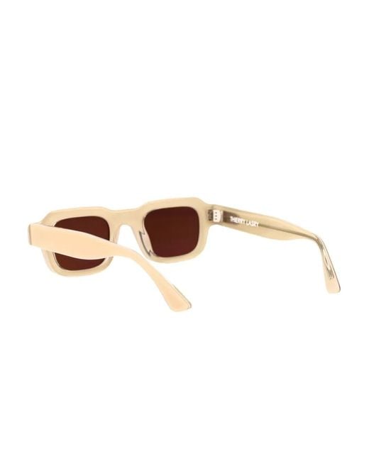 Thierry Lasry Brown Rectangle-Frame Sunglasses
