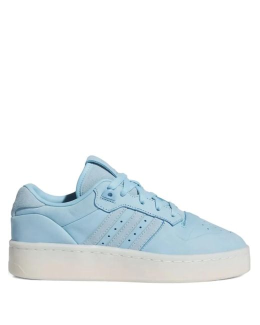 Adidas Blue Rivalry Low Lux Plateau-Sneakers
