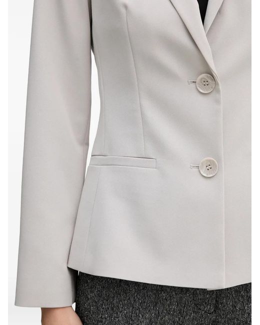 Sisley White Button-Up Blazer
