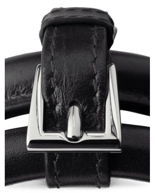 Prada Black Bonnie Leather Tote Bag for men