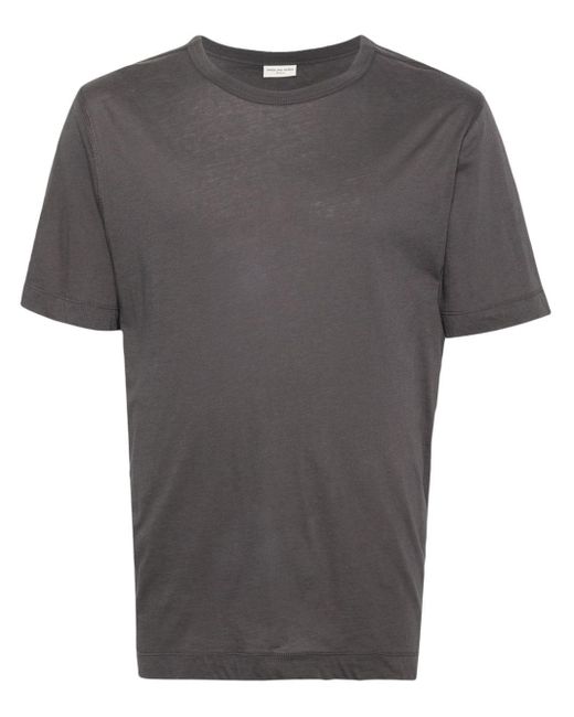 Dries Van Noten T-Shirt mit Rundhalsausschnitt in Gray für Herren
