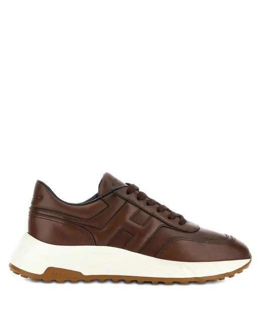 Baskets Hyperlight À Lacets Hogan pour homme en coloris Brown