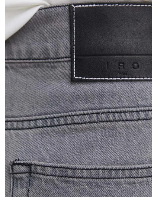 IRO Gray Antonio Pleated Jeans for men